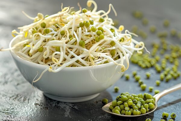 mung sprouts healthy vegbowl